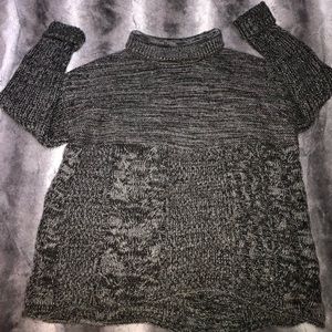 Vera Wang Grey Turtleneck Sweater